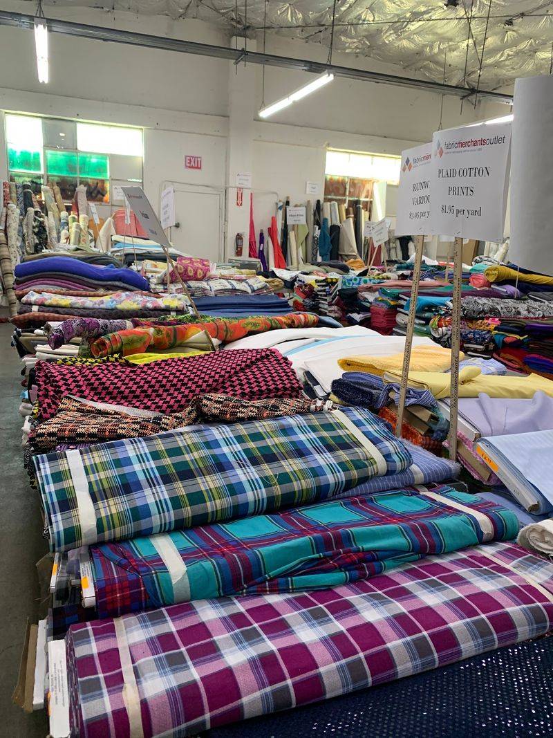 Thousands Of Yards Fill The Warehouse