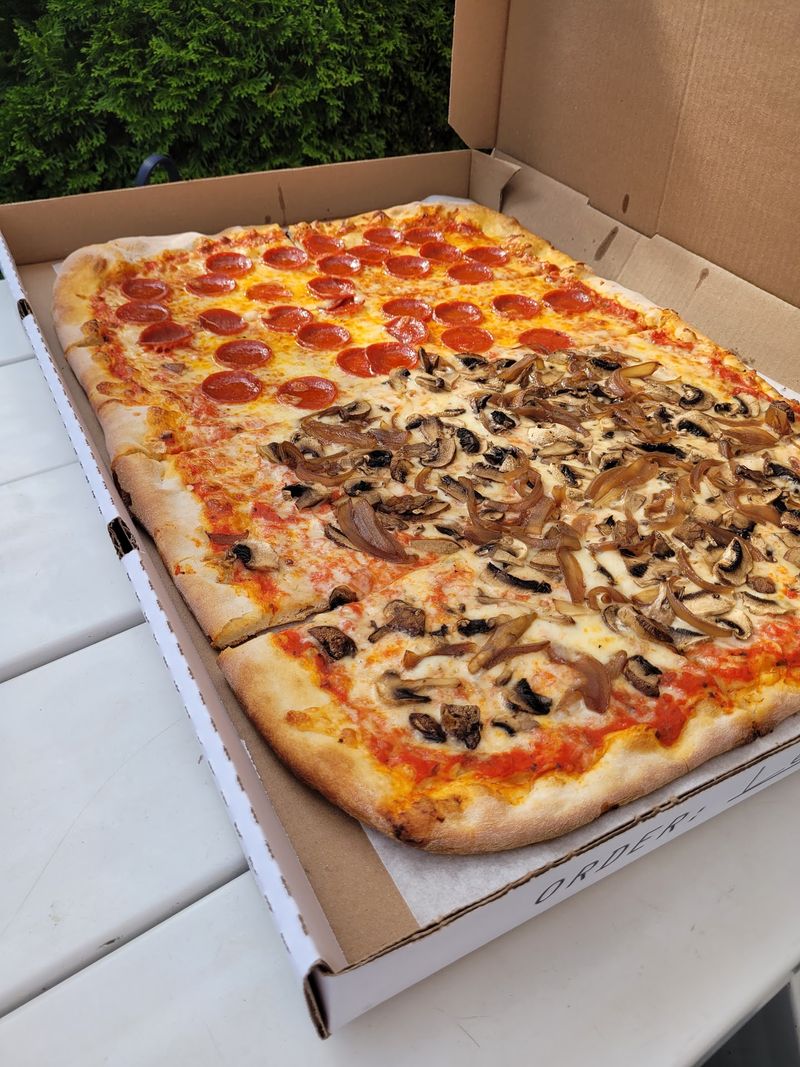 Roman-Style Pizza Near The Shore