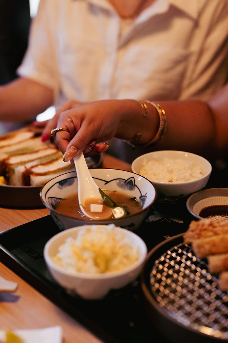 The Cutlets Come With Classic Japanese Fixings