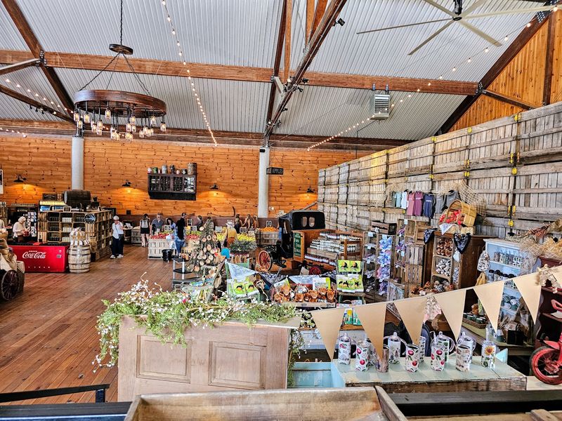 This 400-Acre North Carolina Mountain Farm Has Sunflowers, U-Pick Fruit And Wagon Rides - Decor Hint Browse The Farm Market Before You Head Home