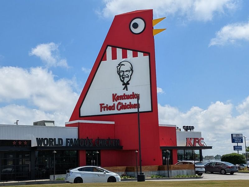 A 56-Foot Rooster That Doubles As A Road Map