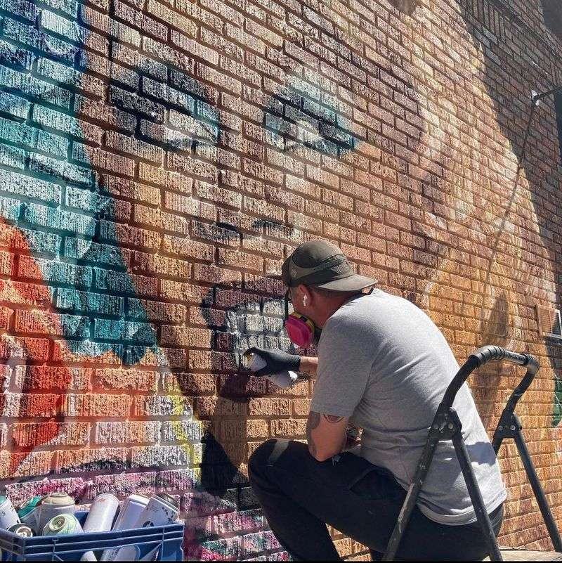 Say Goodbye To Beloved Music Legend Dolly Parton At This Colorful North Carolina Mural - Decor Hint See How RuPaul Became Part Of The Wall Years Later