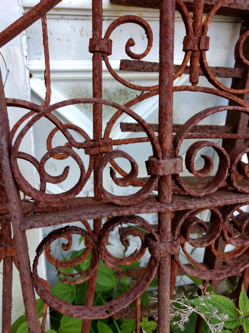 A Philip Simmons Wrought Iron Gate