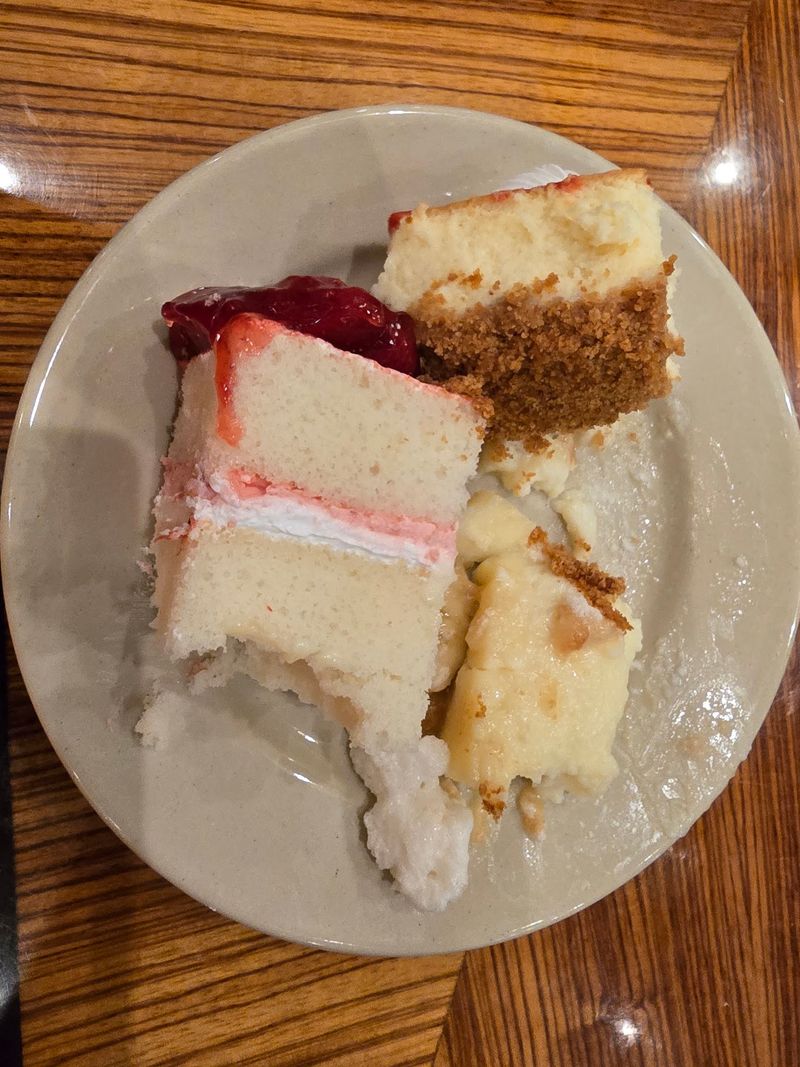 Save Space For The Huge Dessert Selection At The End