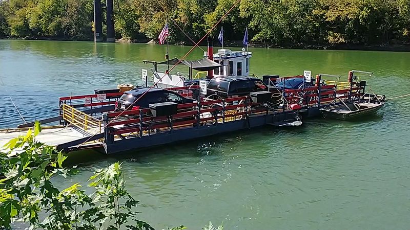 This Free Kentucky Ferry Has Been Crossing The River For More Than 200 Years - Decor Hint Three Counties Chipping In For Your Free Ride