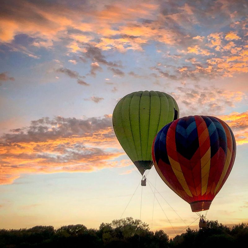 Evening Balloons Bring A Completely Different Mood