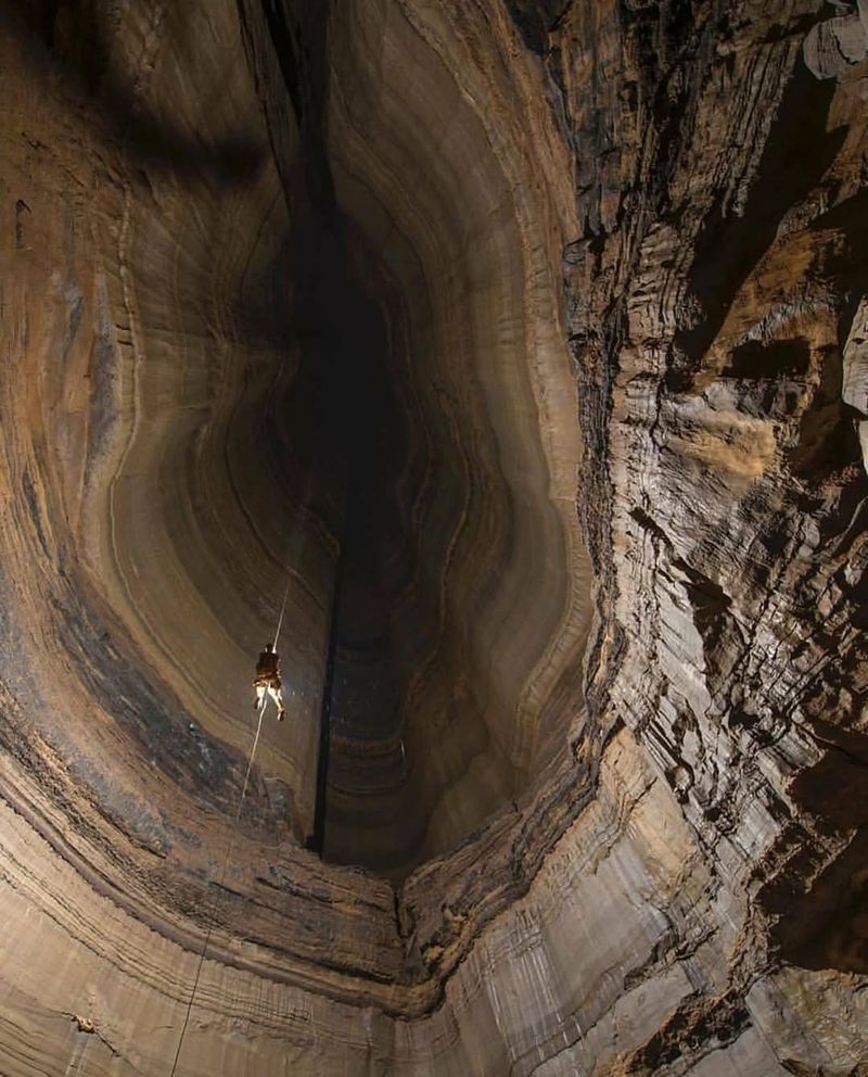 A 586-Foot Drop That Ranks Among The Deepest In The Country