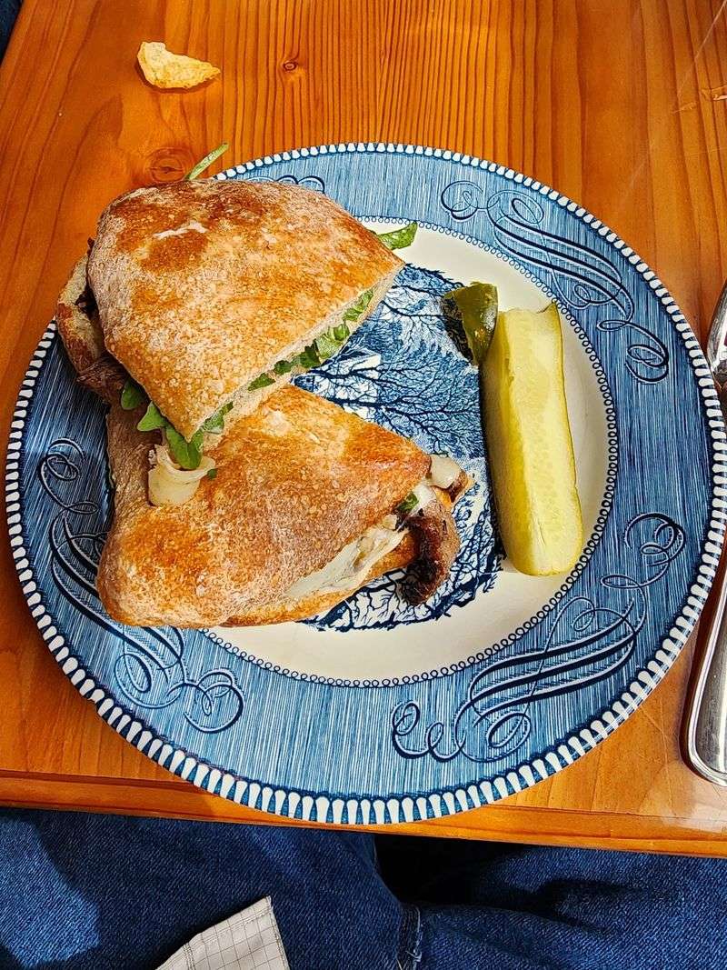 This Idaho Bakery Hides Inside A 1920s Service Station With An Old Safe Turned Into An Oven - Decor Hint Breakfast And Sandwiches Make It Easy To Stay Beyond A Quick Bakery Stop
