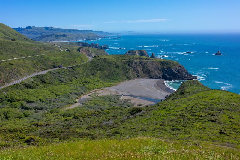 Highway 1 Through Sonoma Coast, Bodega Bay to Jenner