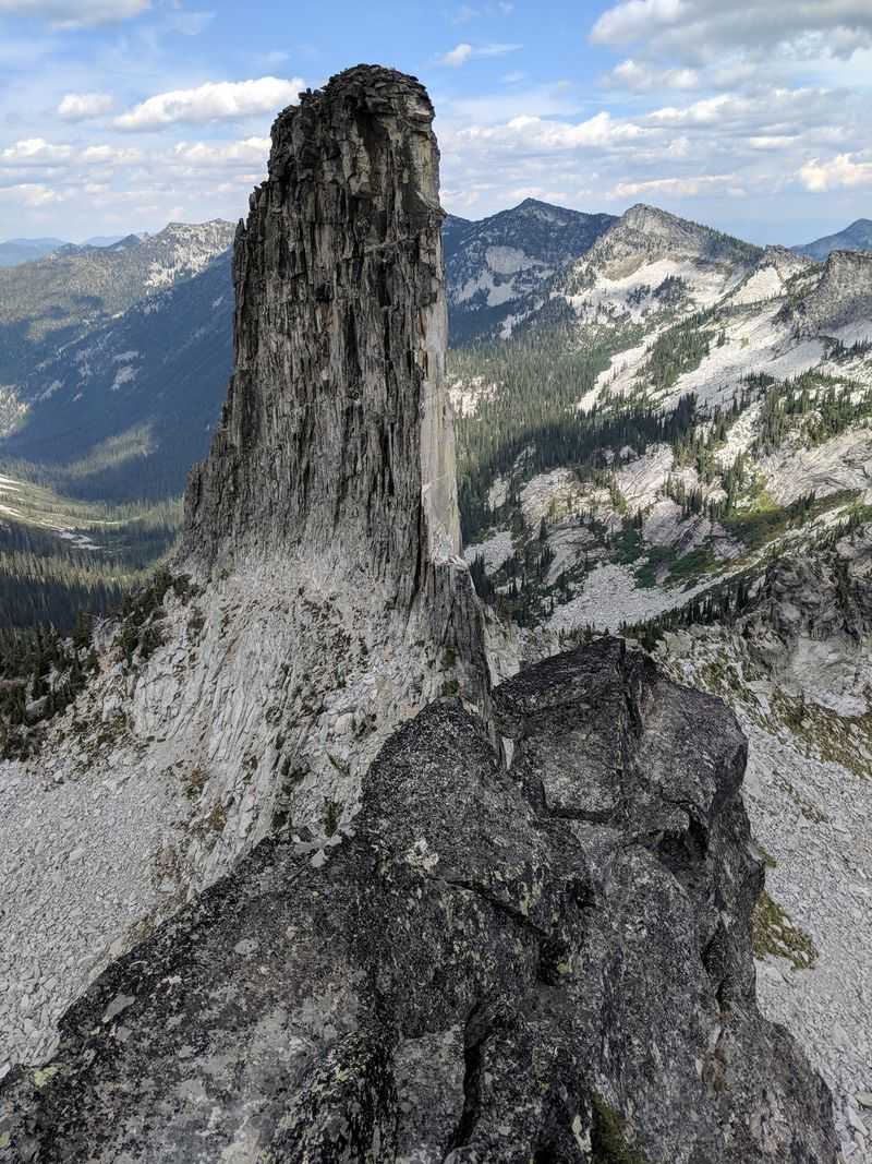 Reach The Shoulder Of Mount Roothaan For The Best Look At Chimney Rock
