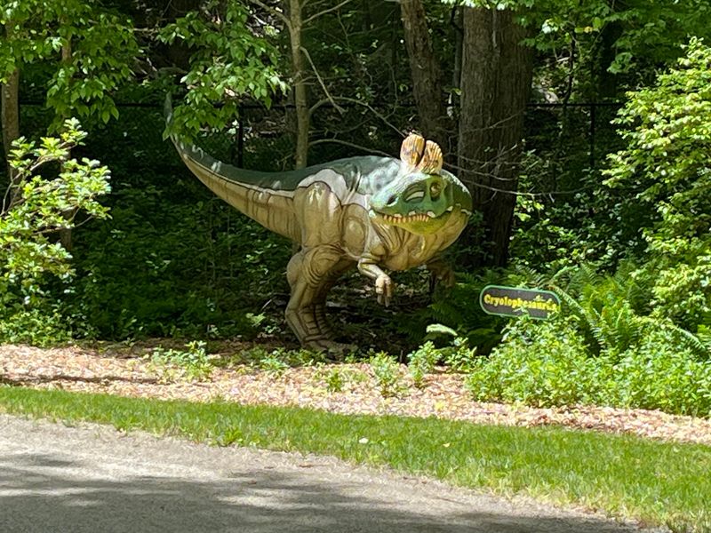 The Enchanting Connecticut Dinosaur Attraction That Feels Straight Out Of Jurassic Park - Decor Hint Nature Trails With Plenty Of Jurassic Surprises