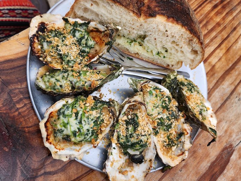 The BBQ Oysters Bring The Messy Good Stuff