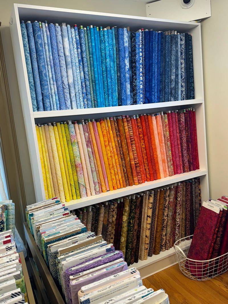 Bright Batiks And Colorful Cotton Prints