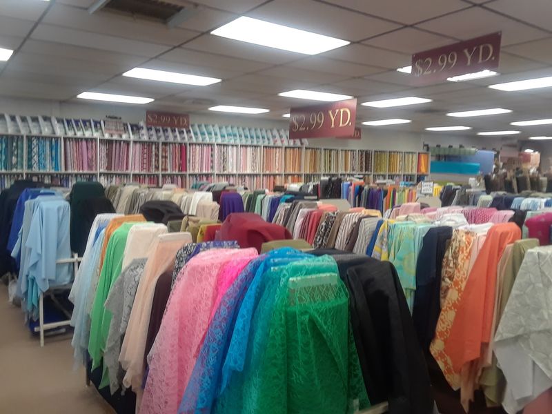 Rows Of Fabric Made For Slow Browsing