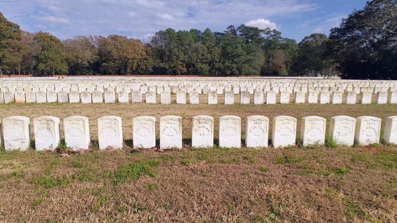 9 Eerie Cemeteries In Georgia That Locals Swear Are Too Spooky To Visit Alone - Decor Hint Andersonville National Cemetery, Andersonville