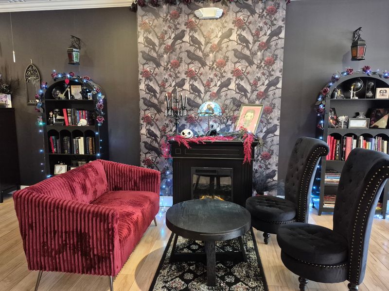 One Of Connecticut's Most Unusual Coffee Shops Feels Like A Mysterious Gothic Escape - Decor Hint Book Nights Keep The Creative Atmosphere Going