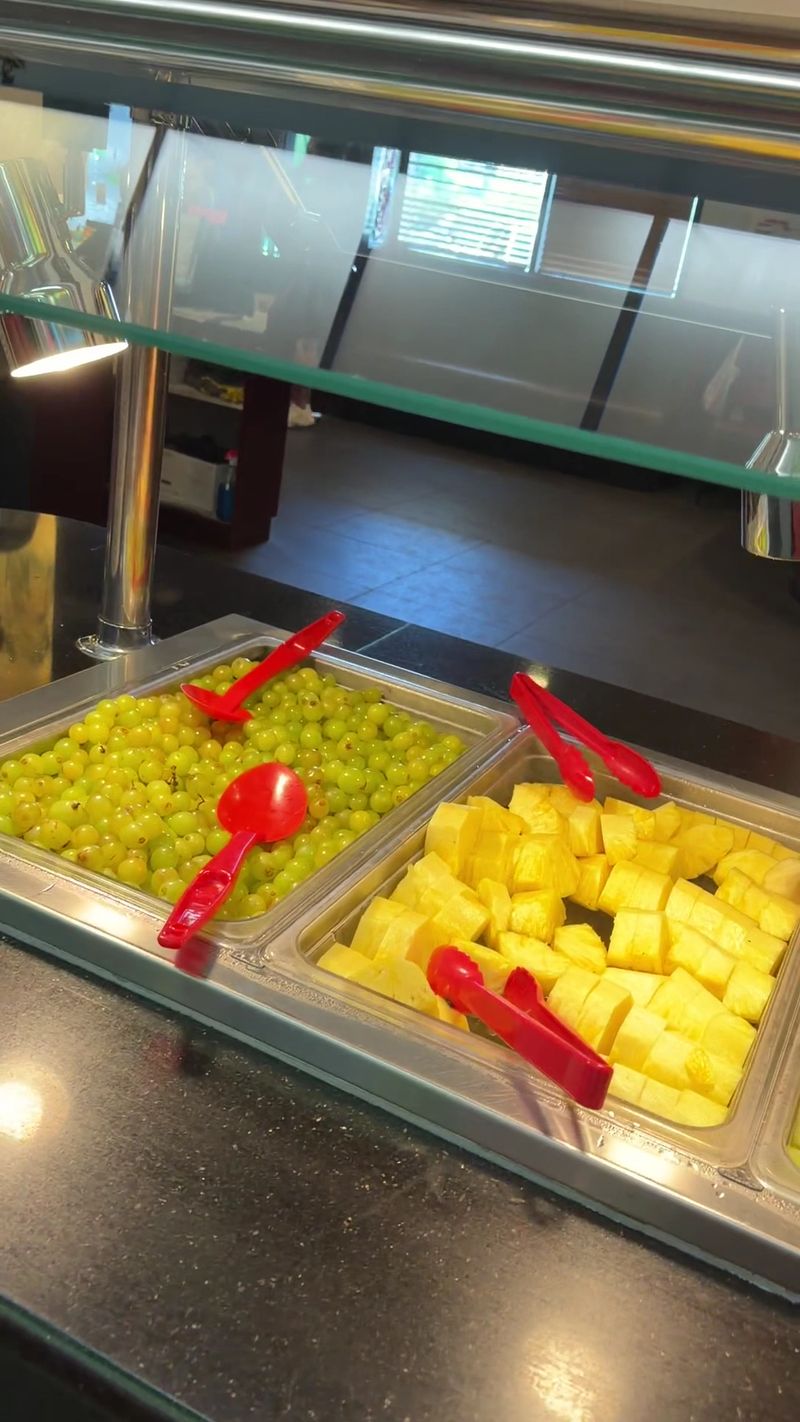 Check The Salad And Fruit Bar When You Need A Break From The Heavy Stuff