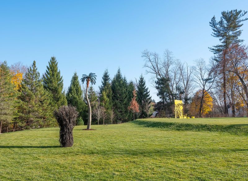 Paths Wind Through Outdoor Art