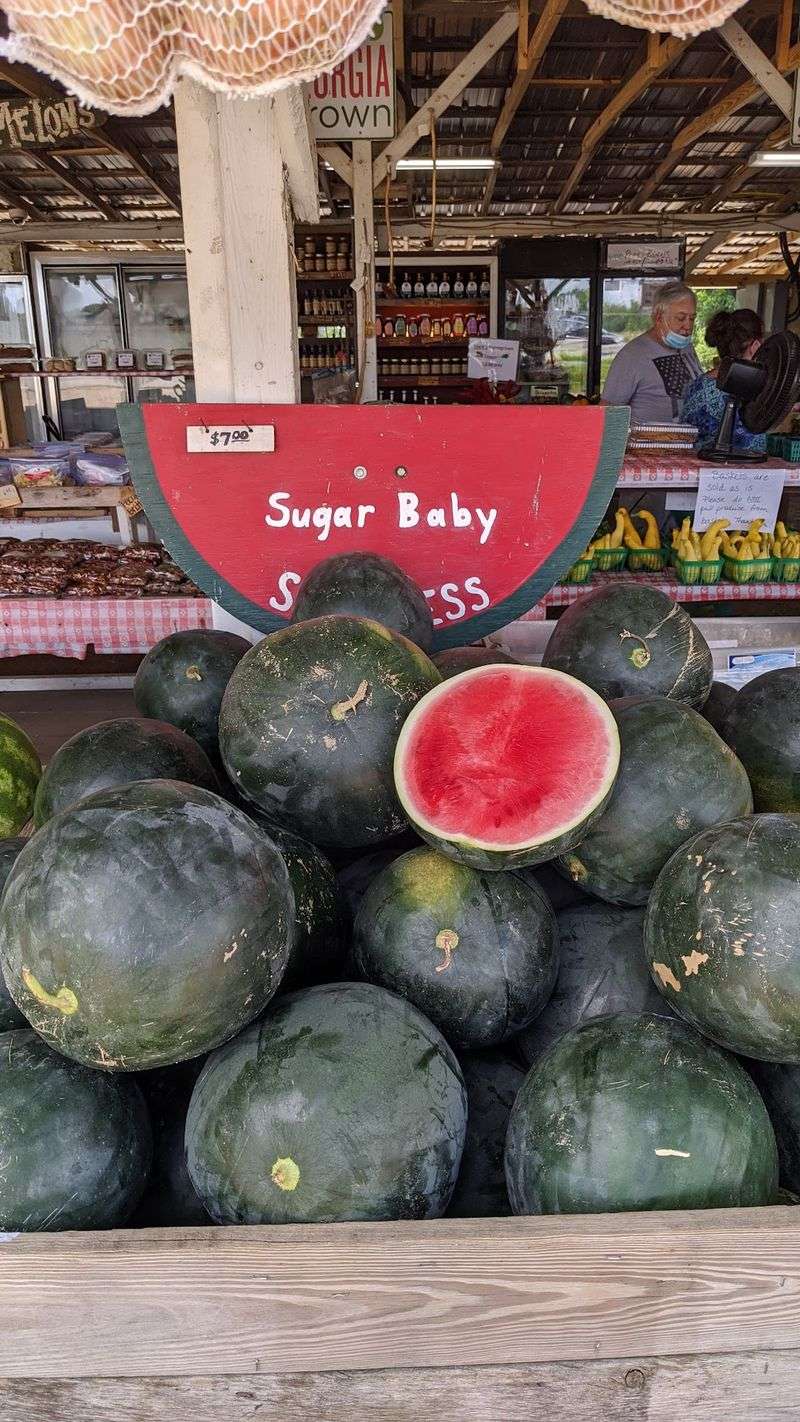 This Georgia Farm Market Is Packed With Homemade Jam, Fresh Fudge, And Local Specialties - Decor Hint Watermelons In Every Variety