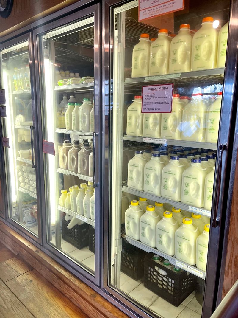 Bottled Milk And Other Dairy Products Extend The Farm Experience