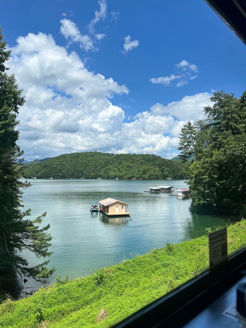 Watch Fontana Lake Appear Right Outside Your Window