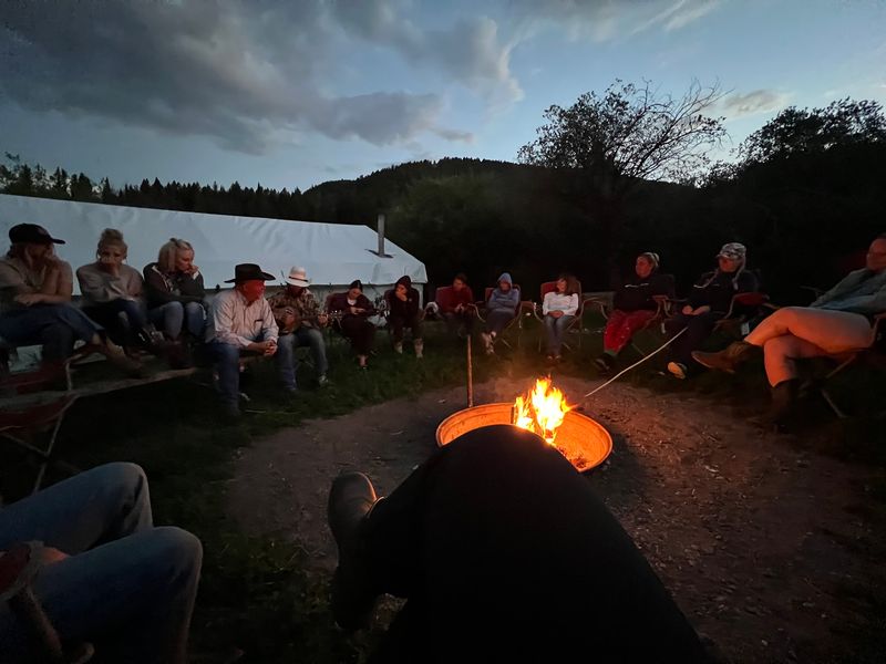 Watch The Stars Take Over Once The Campfire Dies Down