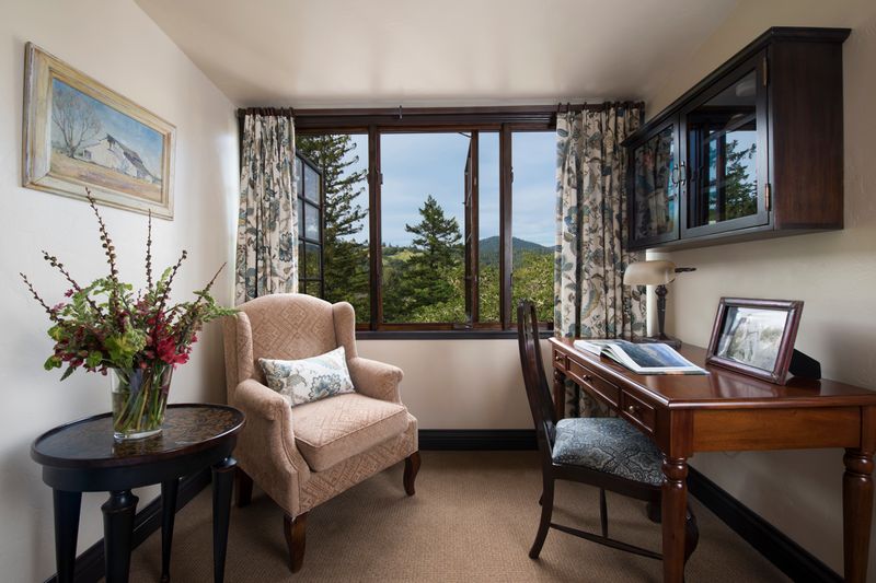 Bay Windows And Wingback Chairs Keep The Feeling Alive