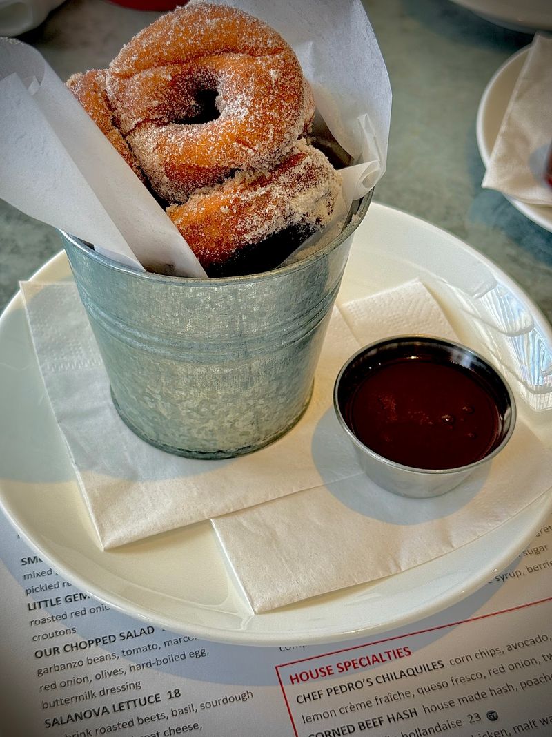 Warm Donuts Arrive In A Bucket, So Order Them First