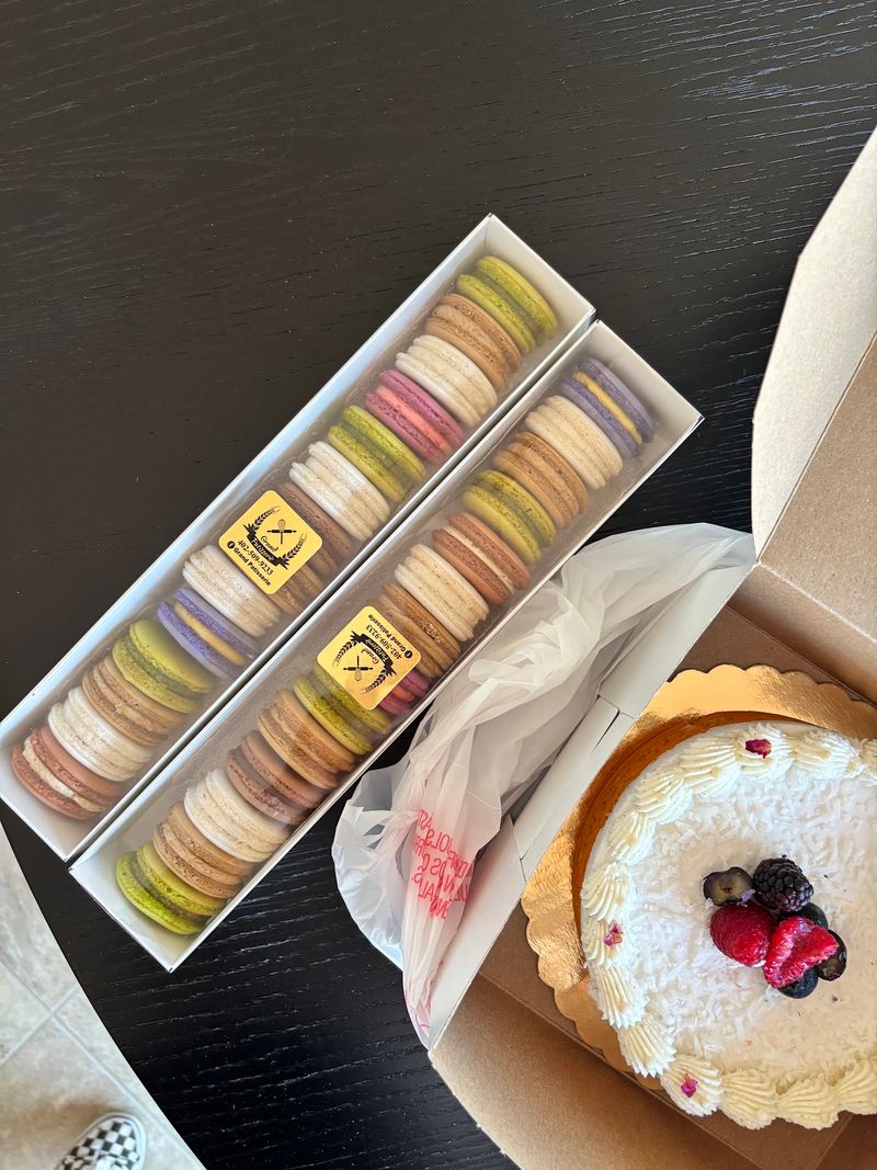 Pick A Few Colorful Macarons To Take Home