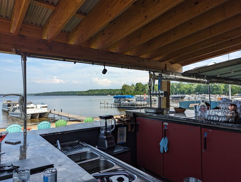 This Small Town Michigan Steakhouse Serves Massive Steaks With Gorgeous Lake Views - Decor Hint Window Tables With A Full Lake View