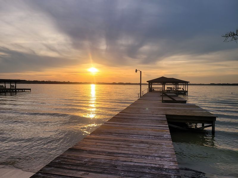 Use The Piers For Fishing Quiet Mornings And Sunset Views