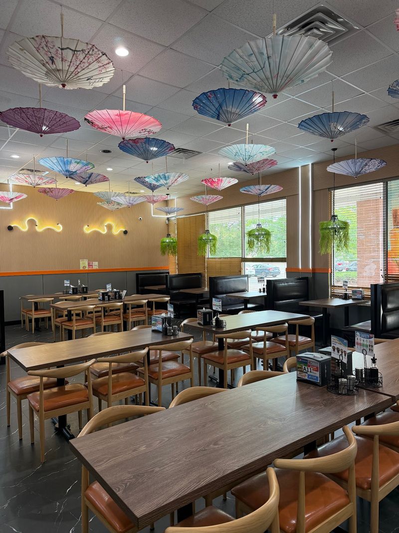 A Bright, Spacious Dining Room With Plenty Of Seating