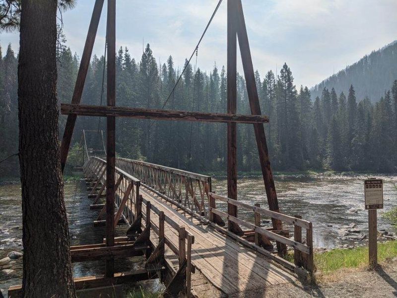 This 2.3-Mile Hike In Idaho Leads You To A Swinging Suspension Bridge Hidden In The Woods - Decor Hint See Why The Suspension Bridge Becomes The Moment Everyone Remembers