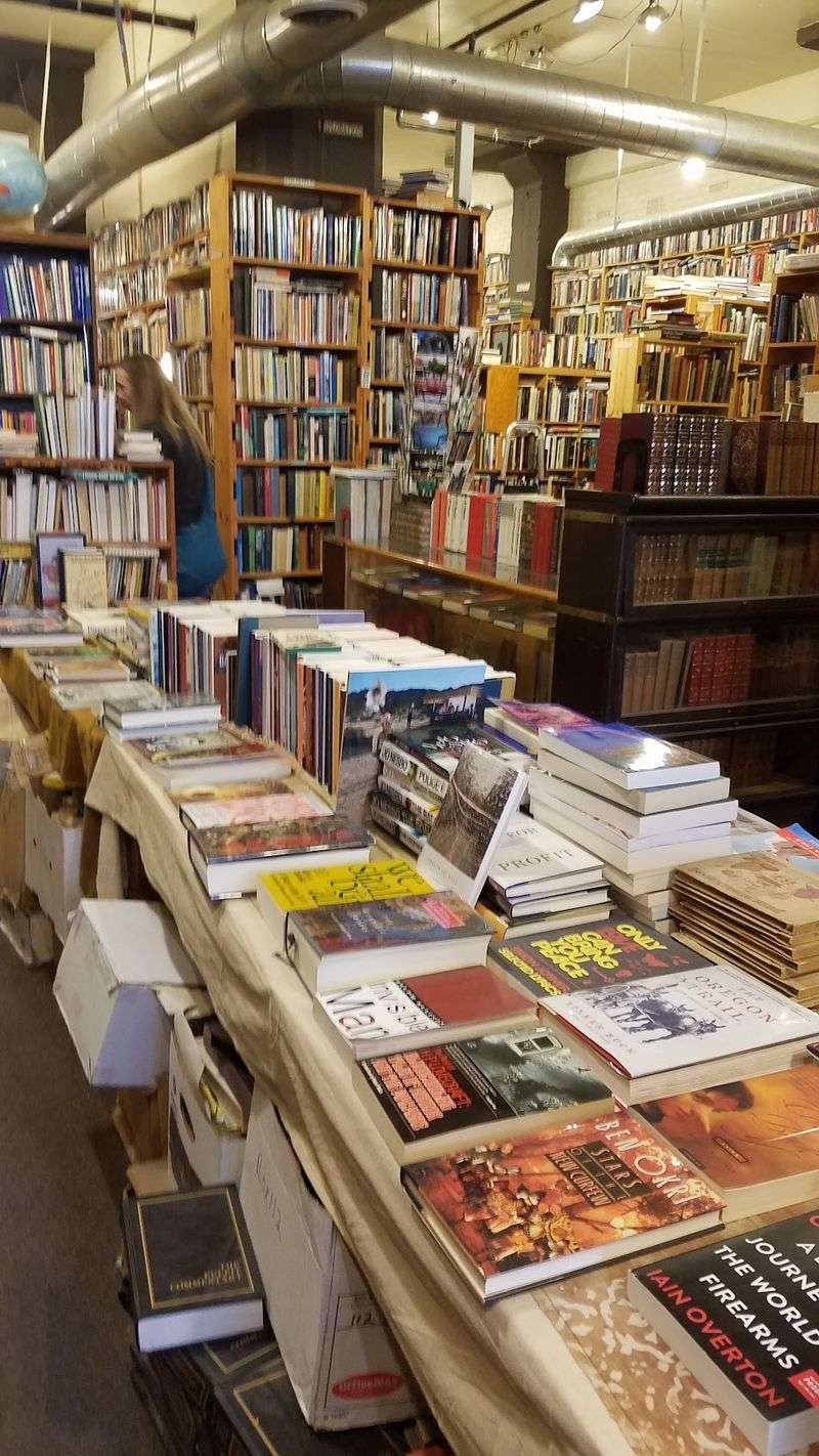 This Huge Historic Bookstore In Nebraska Is A Dreamy Spot For Book Lovers - Decor Hint Music Section Steals The Show