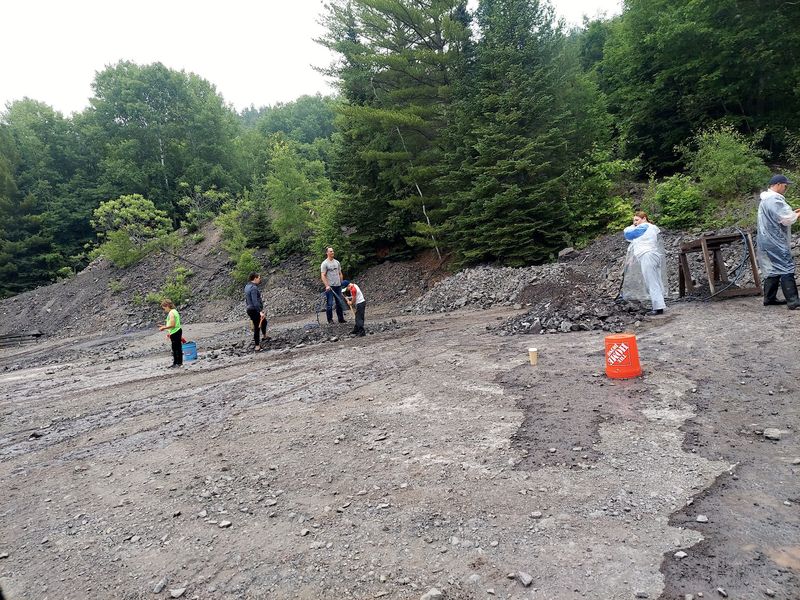Sluicing And Panning For Copper Nuggets