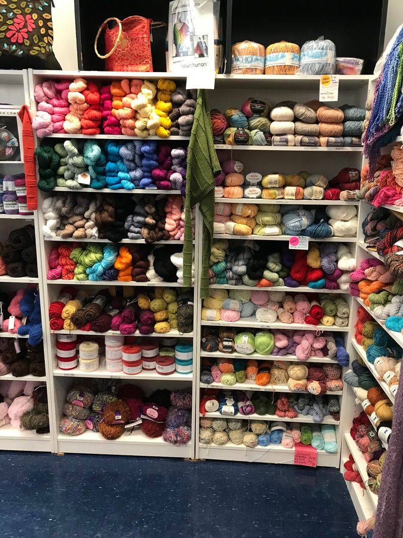 This Kentucky Yarn Shop Has A Resident Cat Who Clearly Believes He Owns The Place - Decor Hint A Color Selection That Would Make Any Crafter Emotional