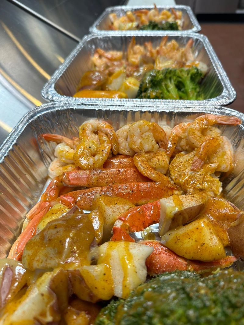 Shrimp Dinners That Come In Two Sizes Of Big