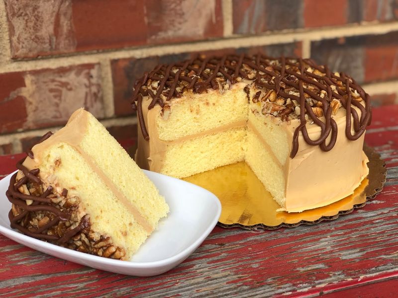 Classic Yellow Layer Cake Squares