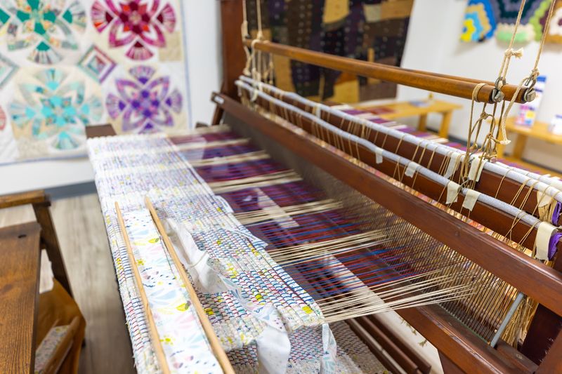 A Library With Over 2,200 Books On Quilting