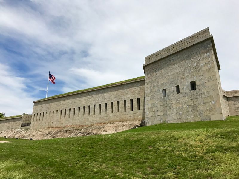 Egyptian Revival Details Give The Fort An Unusual Look