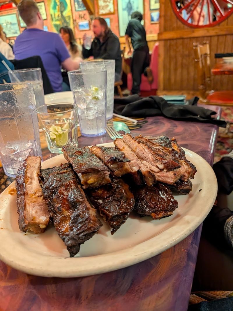 Oak-Pit Cooking Gives The Steaks Their Character