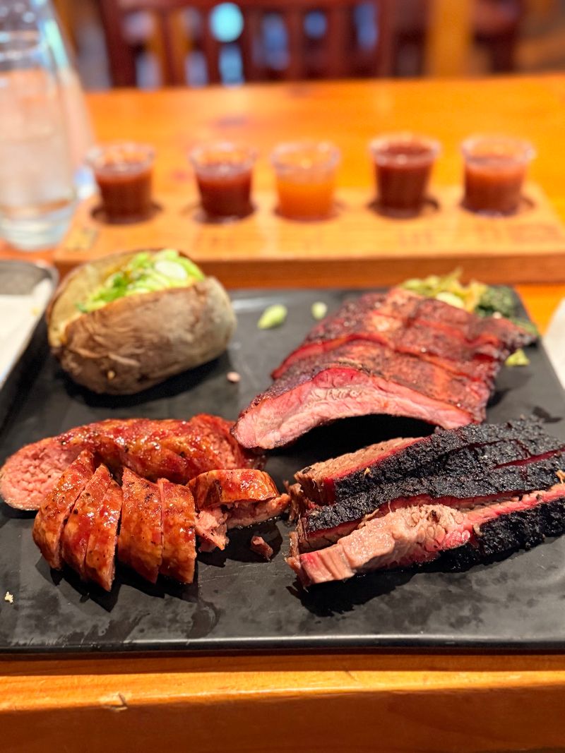 Brisket And Ribs Come Straight From The Pit