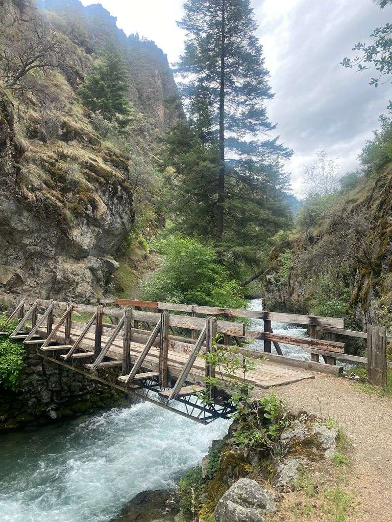 Wooden Bridges Add A Little Drama Where The Gorge Tightens
