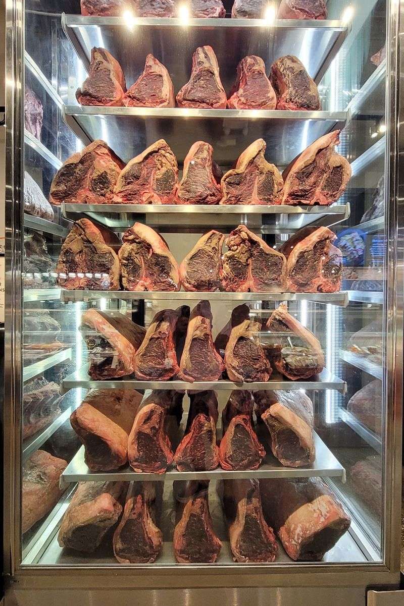 Prime Steaks Fill A Towering Dry-Age Cabinet