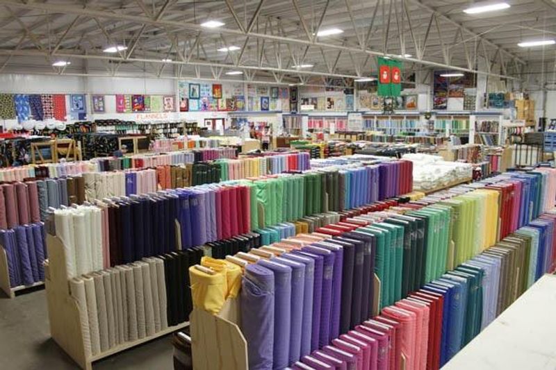 This Gorgeous Ohio Fabric Store Inside An Old Warehouse Has People Driving Hours - Decor Hint A Warehouse Full Of Fabric That Goes On Forever