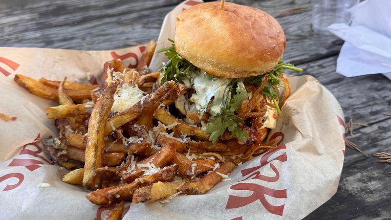 This Northern California Roadside Restaurant Serves Burgers So Wild You Might Forget You Were Just Passing Through - Decor Hint The OMG! Burger