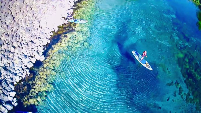 This Brilliant Blue Idaho Swimming Spot Looks Like Someone Turned Up The Saturation - Decor Hint Paddle In Before The Water Steals Your Attention
