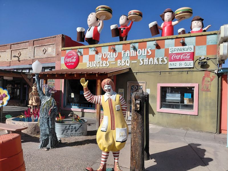 Fiberglass Giants Greet You