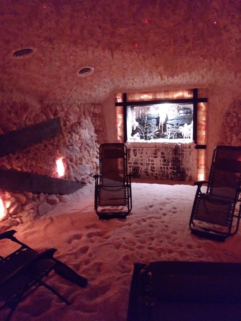 Himalayan Salt Surrounds The Entire Relaxation Experience