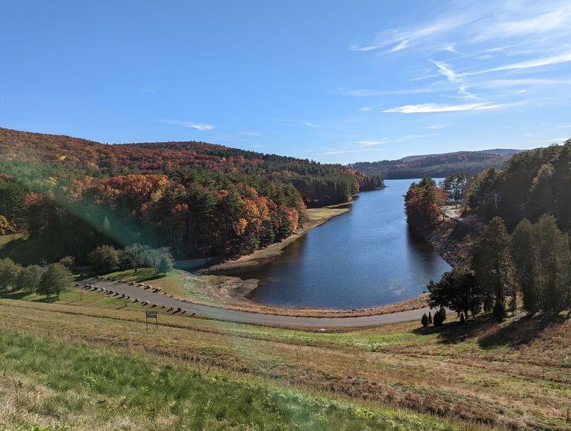 Quiet Roads Surrounded By Classic New England Scenery